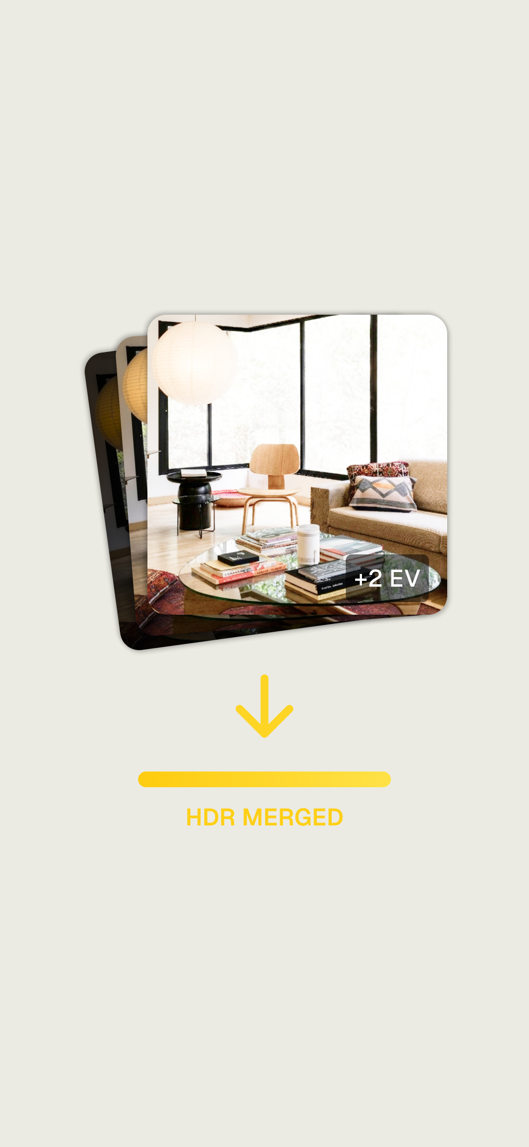 Shootly merging exposures